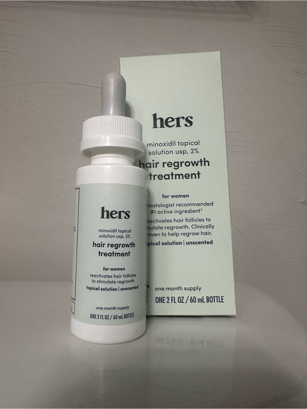hers Minoxidil Hair Regrowth Treatment - Mint White